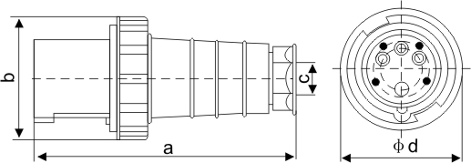 三芯工業(yè)插頭-033的規(guī)格圖示 三芯工業(yè)插頭-033的規(guī)格圖示