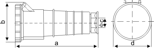 工業(yè)連接器-233尺寸圖 工業(yè)連接器-233尺寸圖