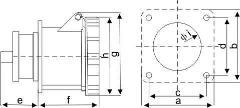 工業(yè)暗裝插座-333 工業(yè)暗裝插座-333